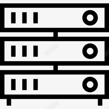 磁盘存储服务器图标图标