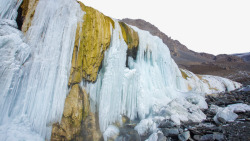 青海祁连山冰雪八素材