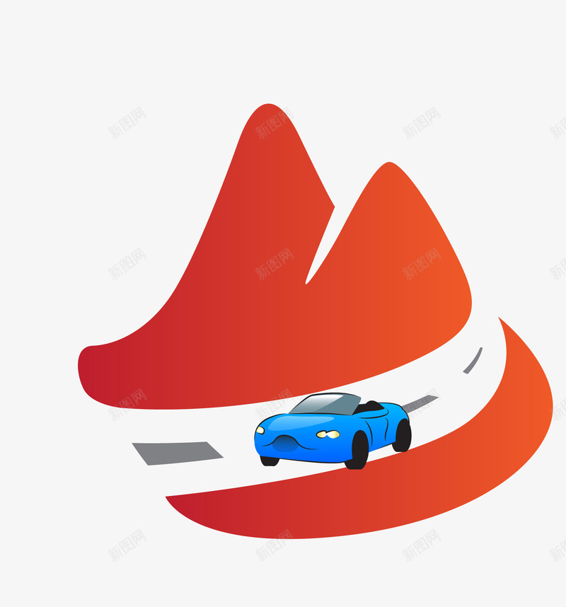 红色比赛跑道矢量图eps免抠素材_88icon https://88icon.com 卡通图案 比赛跑道 赛车 赛车跑道 赛车道 跑道 矢量图