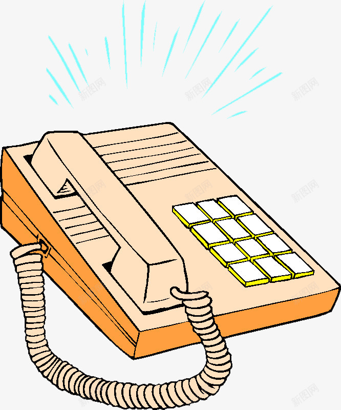 卡通家庭通讯电话png免抠素材_88icon https://88icon.com 卡通电话 我的家人 手绘电话机 电话 通讯