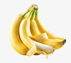 新鲜香蕉素材