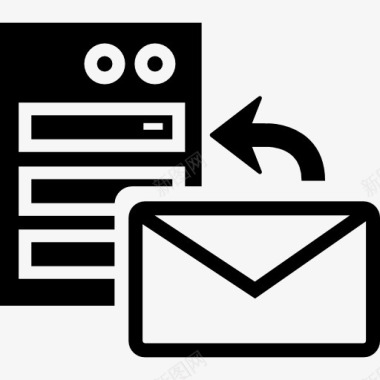移动界面服务器邮件上传图标图标