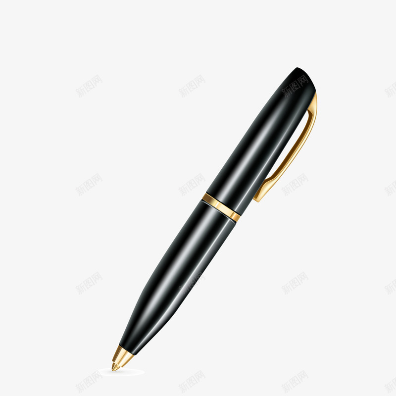卡通黑色的钢笔矢量图ai免抠素材_88icon https://88icon.com 卡通 学习用品 文具设计 钢笔设计 黑色 矢量图