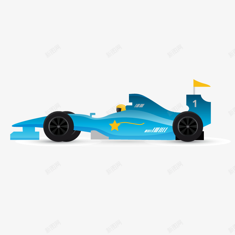 F1赛车矢量图ai免抠素材_88icon https://88icon.com 拉力赛 改装车 比赛 矢量图 蓝色 车身彩绘