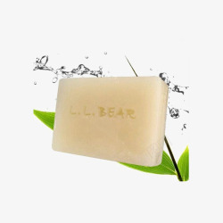 朗朗熊牛乳奶蜂蜜手工皂洁面皂素材