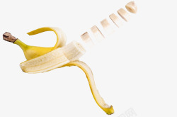 香蕉块切成块的香蕉高清图片