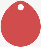 红色吊牌商品标签素材