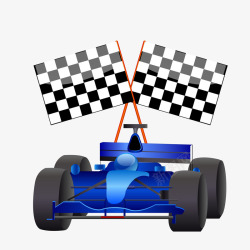车辆比赛卡通方程式赛车矢量图高清图片
