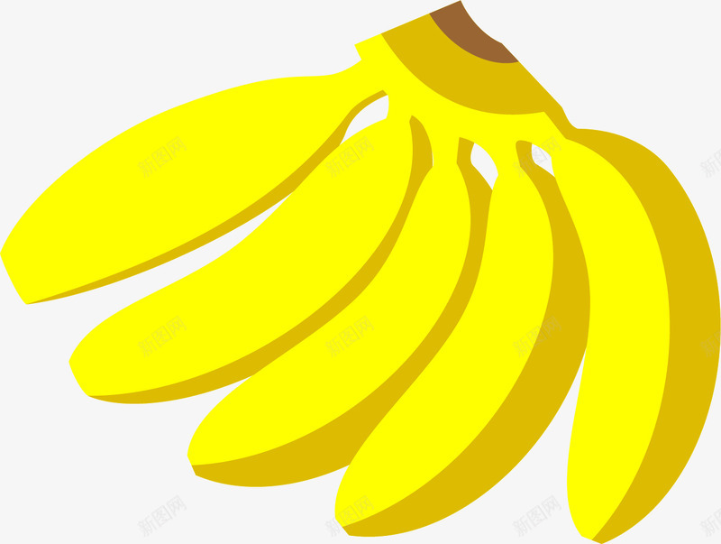 扁平风格黄色香蕉矢量图eps免抠素材_88icon https://88icon.com 卡通香蕉 扁平风格 水果香蕉 矢量香蕉 非洲香蕉 香蕉 矢量图