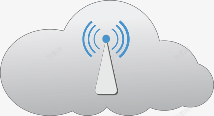 云朵网络信息图标图标