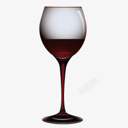 红酒杯透明样式素材