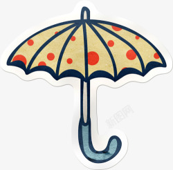 雨伞贴纸素材雨伞贴纸高清图片