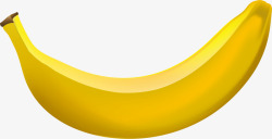 手绘黄色香蕉水果素材