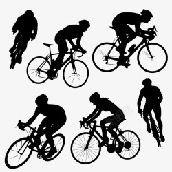 自行车运动员素材