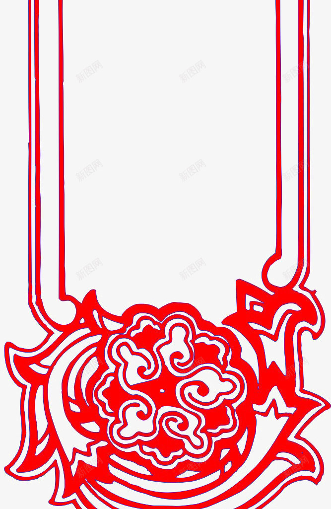 中国风花纹传统艺术镂空剪纸png免抠素材_88icon https://88icon.com 中国风 传统艺术 剪纸 剪纸素材 花纹 镂空