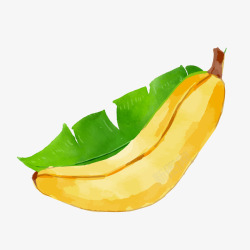 卡通黄色香蕉素材