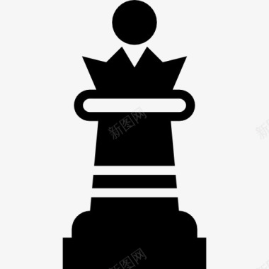 国籍象棋女王图标图标