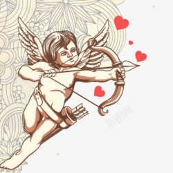 丘比特图形天使丘比特爱情人节高清图片