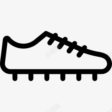 运动鞋足球鞋图标图标