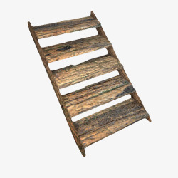 木制台阶老化木头台阶高清图片