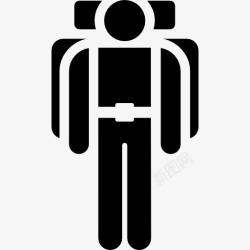 徒步远足徒步旅行图标高清图片