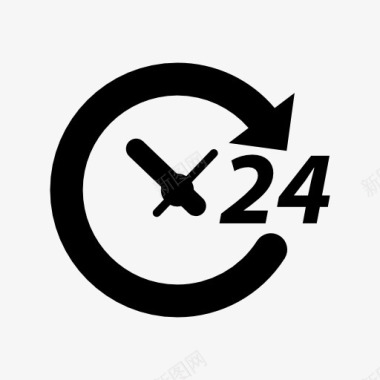 24节气24小时服务标志图标图标