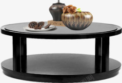 黑色中国风桌子家具素材