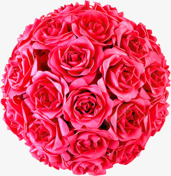 红色鲜艳玫瑰花朵花束素材