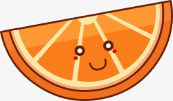 桔子橙子标签素材