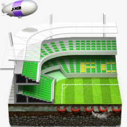soccer足球足球体育场图标高清图片
