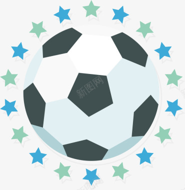 足球运动卡通足球运动比赛图标素矢量图图标