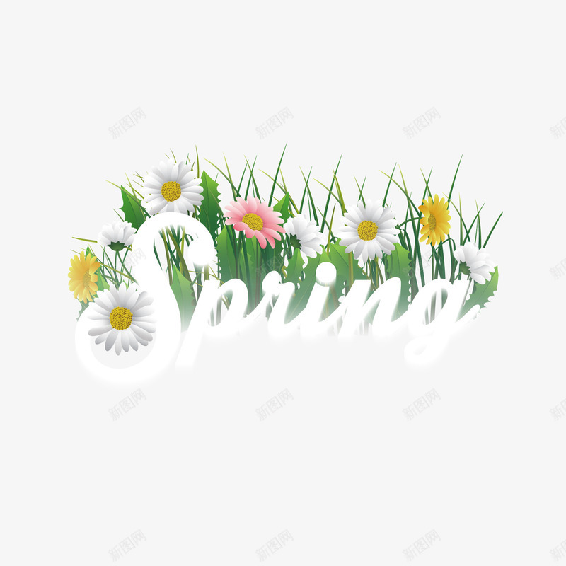 卡通清新春天花springpng免抠素材_88icon https://88icon.com spring 卡通 春天 清新 花