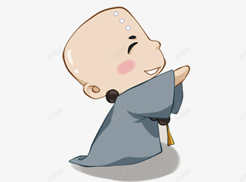 小和尚圖 莲花上的小和尚png图片免费下载-素材cdooeflh-88ICON
