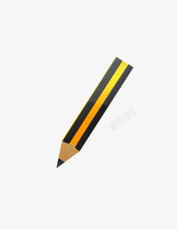 彩色铅笔文具元素素材