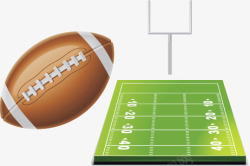 橄榄球体育运动体育器材矢量图高清图片