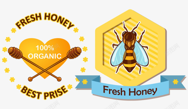 枇杷蜂蜜卡通蜂蜜图标图标