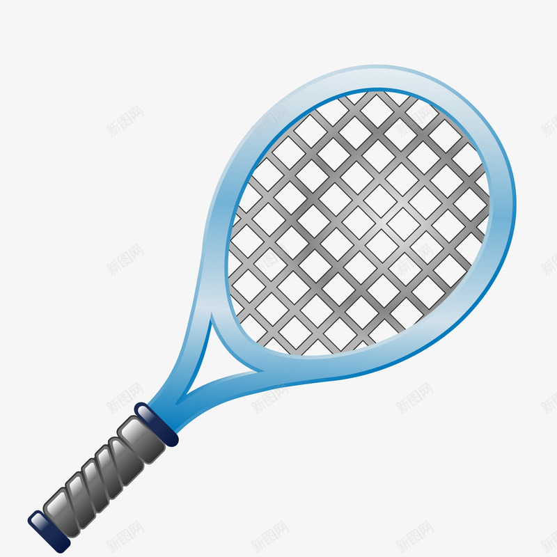 卡通网球拍矢量图ai免抠素材_88icon https://88icon.com 卡通 比赛 球类运动 网球拍 运动 矢量图