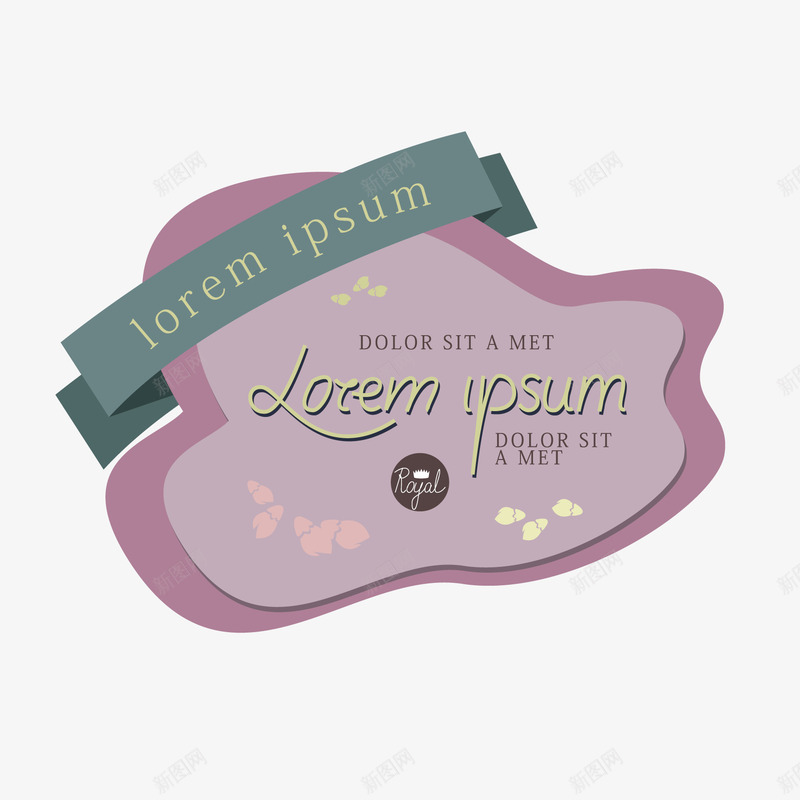 复古标签png免抠素材_88icon https://88icon.com ipsum 复古 异形 标签 设计 贴纸