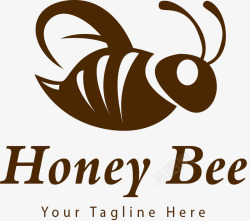 蜜蜂蜂蜜装饰标签素材
