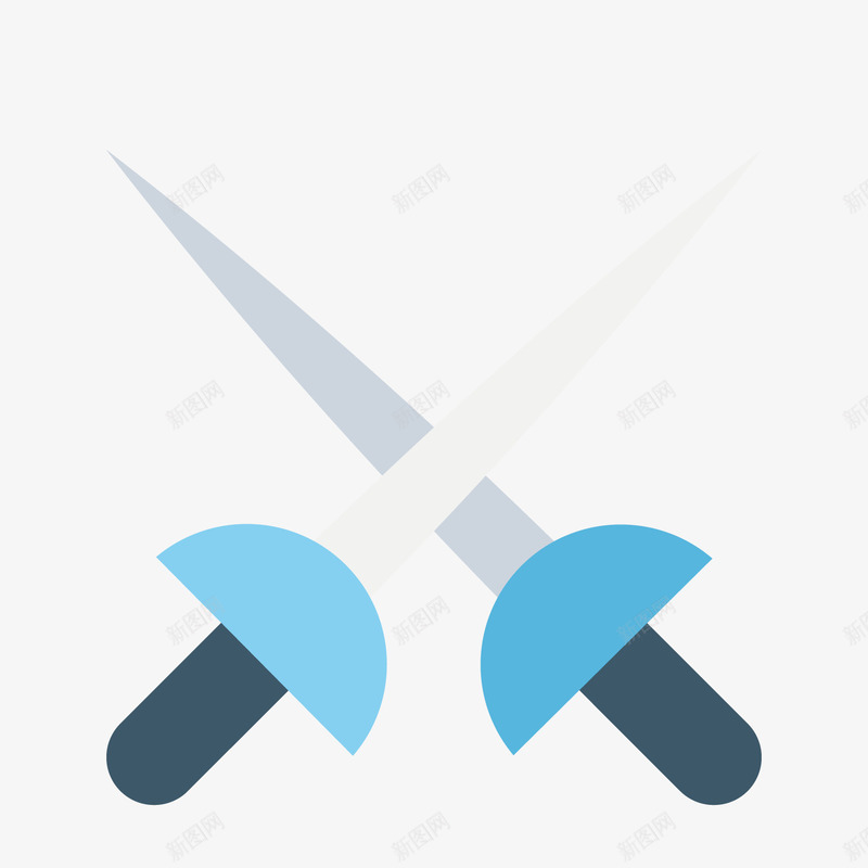 击剑运动卡通插画矢量图ai免抠素材_88icon https://88icon.com 击剑运动 卡通插画 危险 护罩 武器 武器库 比赛 矢量图 锋利