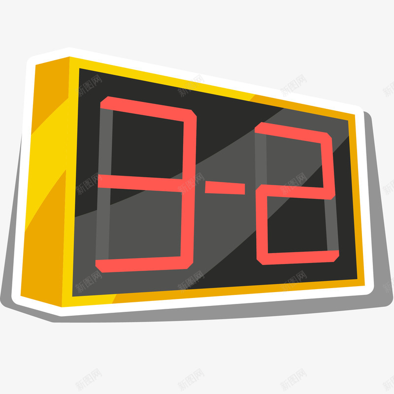 足球比赛记分卡插画矢量图ai免抠素材_88icon https://88icon.com 免抠PNG 分数比 记分卡 记分板 足球比赛记分卡插画 黑板 矢量图