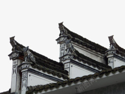 古建筑屋檐房顶尖角素材