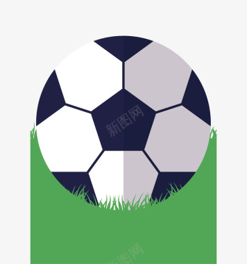 运动球类创意足球类运动图标矢量图图标
