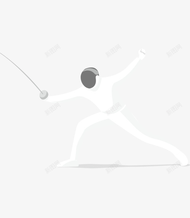 体育运动击剑png免抠素材_88icon https://88icon.com 体育 国际 运动