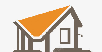 棕色图标元素房屋图标