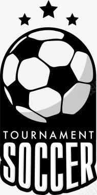 脚踩足球足球logo图标图标