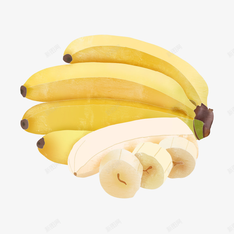 黄色成堆香蕉布纳拉png免抠素材_88icon https://88icon.com bananer 香蕉 香蕉心 黄色
