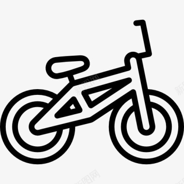 运动运输自行车图标图标