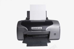 黑色打印机办公用品素材
