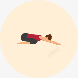 运动和比赛鞋瑜伽图标高清图片